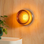 Amber Wave Wall Light