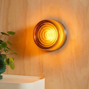 Amber Wave Wall Light