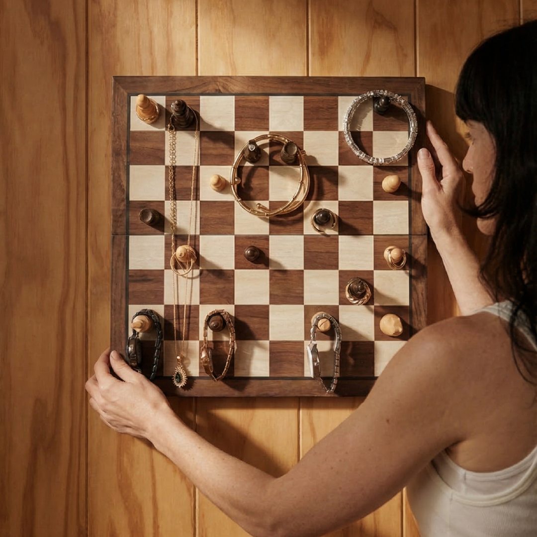 Chessboard Wall Rack