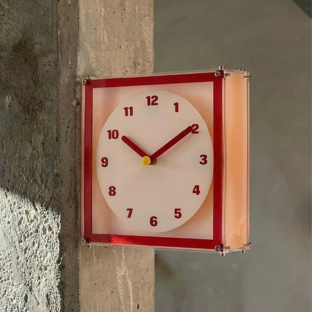 Double Sided Clock Maximalist