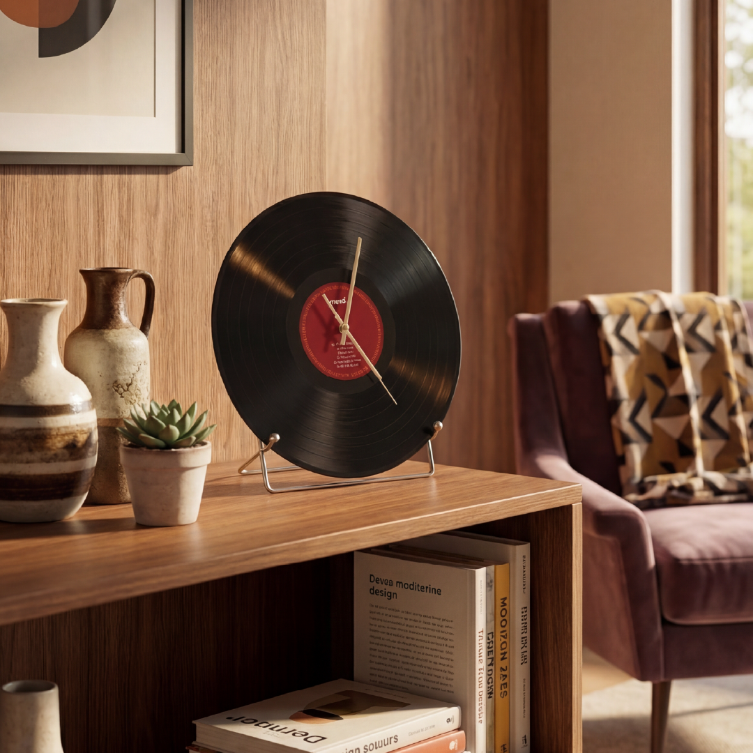 Vinyl Clock