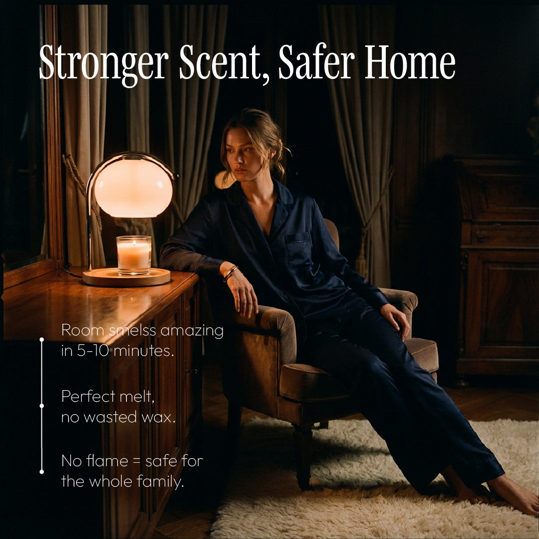 Candle Warmer Lamp | Flameless Candle Warmer | Retro Dome Candle Lamp