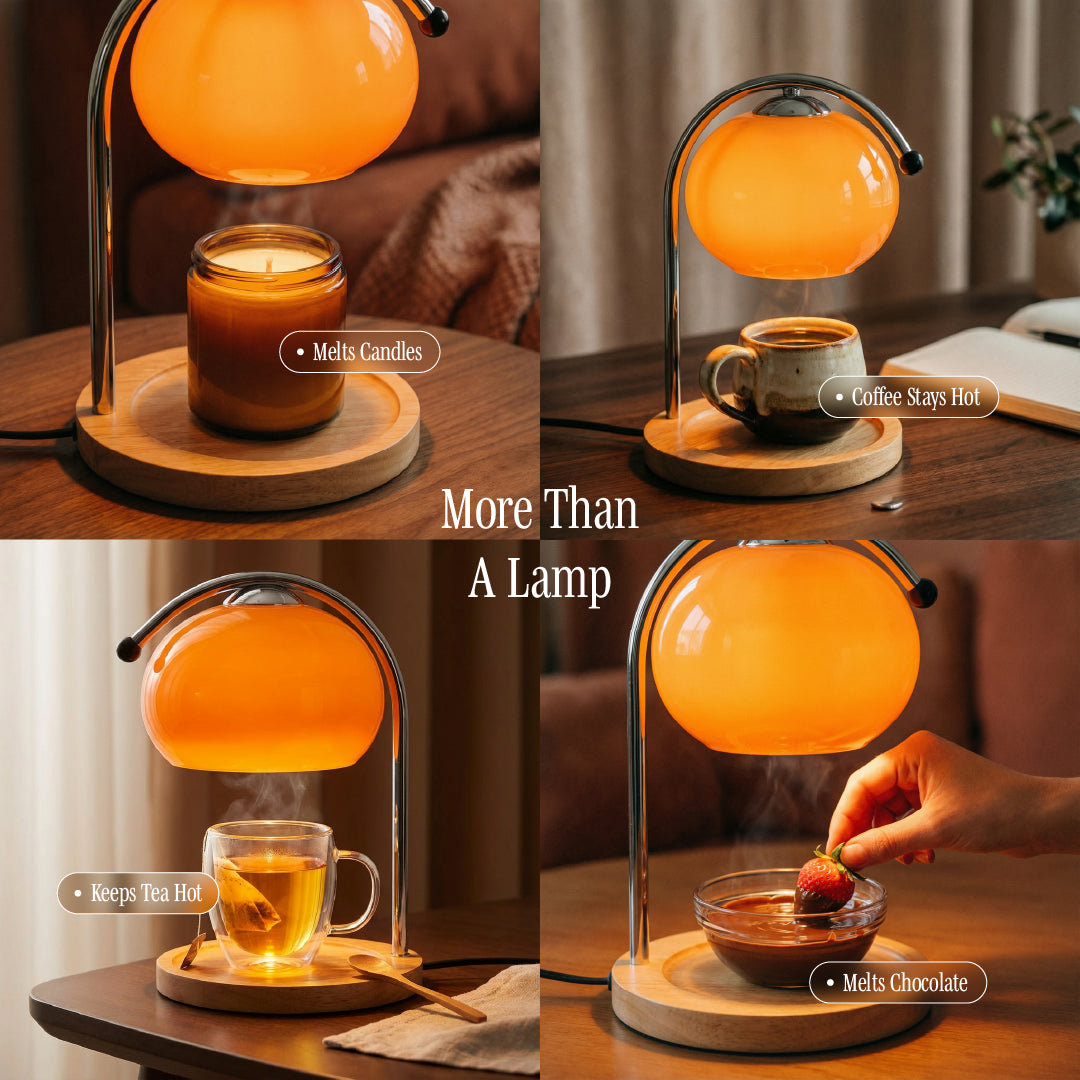 Candle Warmer Lamp | Flameless Candle Warmer | Retro Dome Candle Lamp