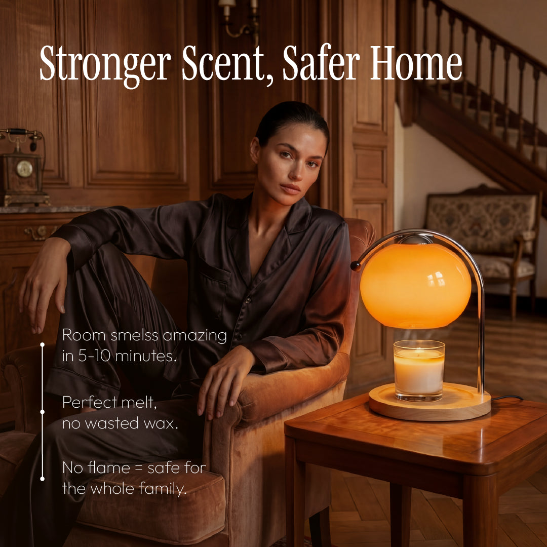 Candle Warmer Lamp | Flameless Candle Warmer | Retro Dome Candle Lamp