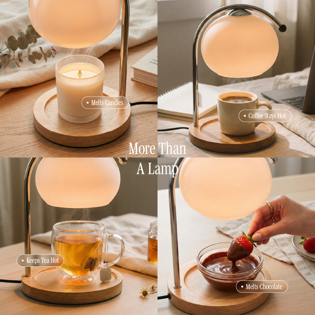 Candle Warmer Lamp | Flameless Candle Warmer | Retro Dome Candle Lamp