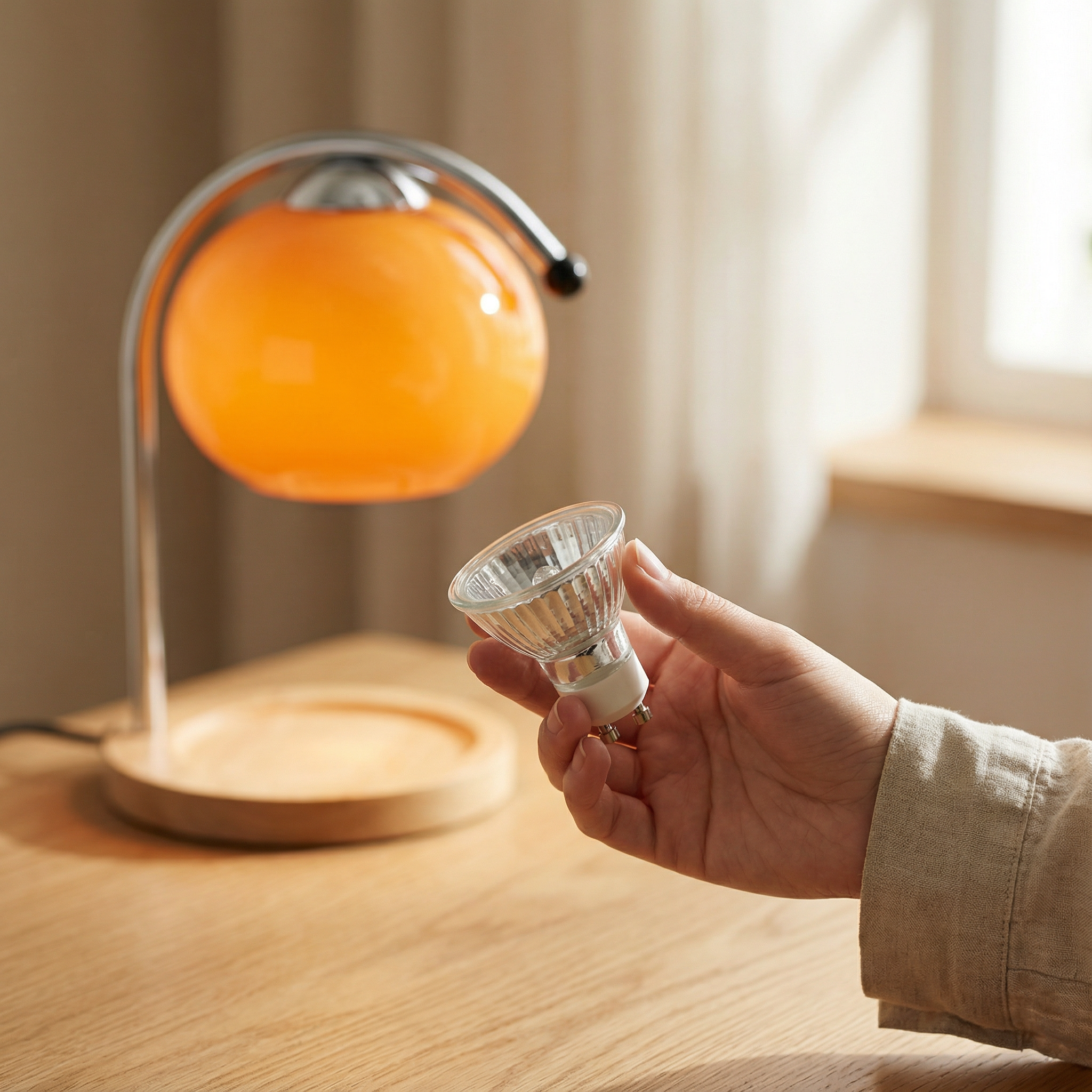 2x  Meva GU10 50W Halogen Bulb